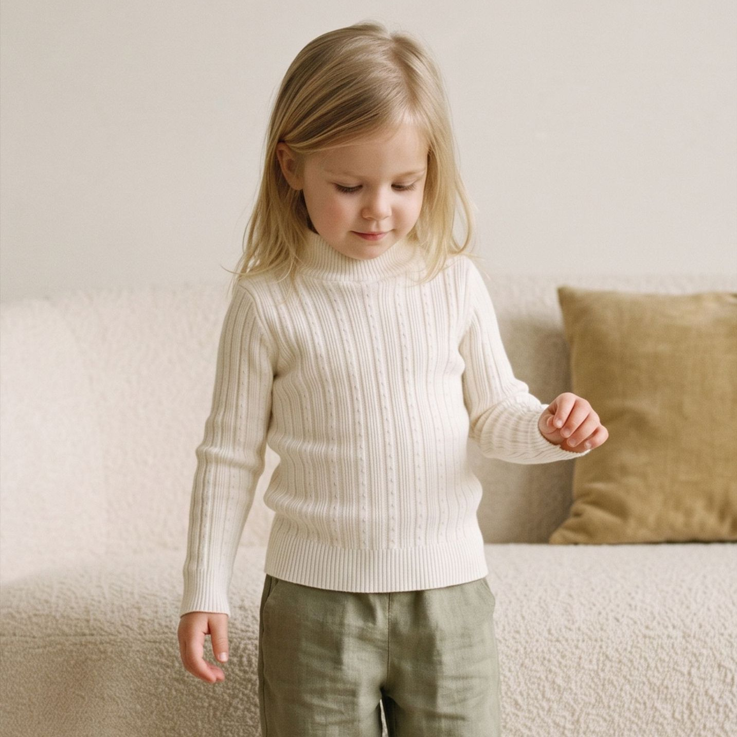 Boys Girls Long Sleeve Cotton  - Undershirt Crew Neck 评论和价格