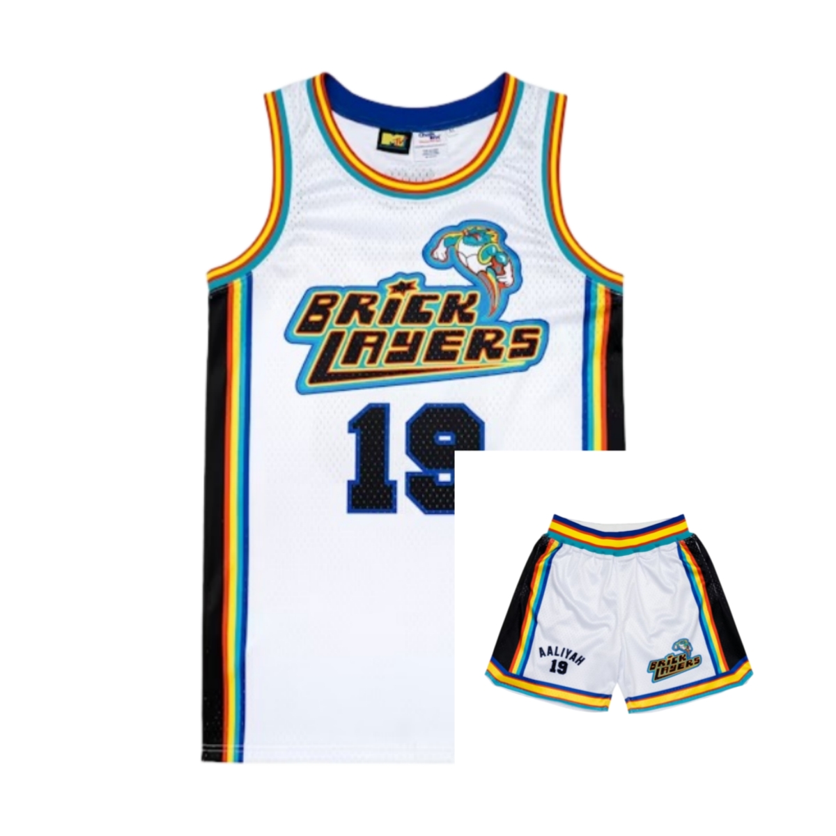1996 Aaliyah #19 Bricklayers M - Sleeveless Undershirt 评论和价格